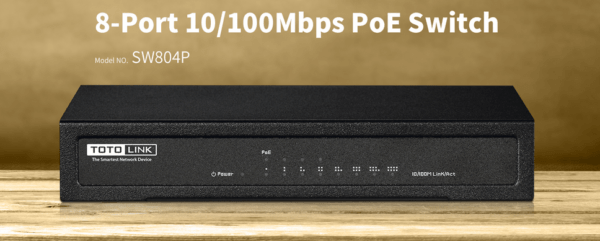 Totolink SW804P 8 Port desktop Switch