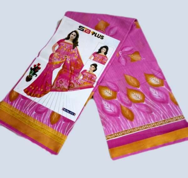 Desi Cotton print Shari