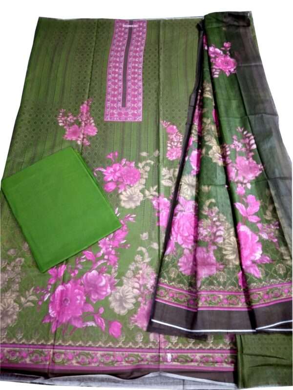 Malhar Digital printed cotton Three Piece